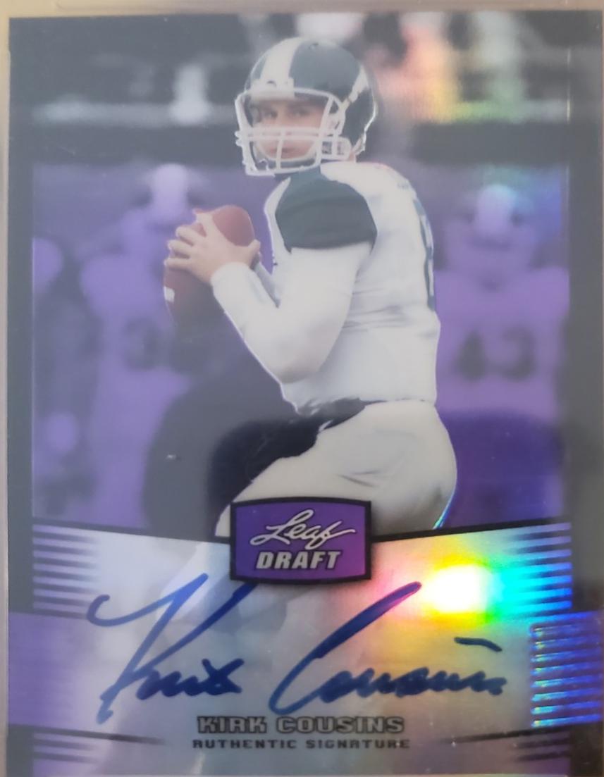 Kirk Cousins [Autograph Prismatic Purple] #KC1