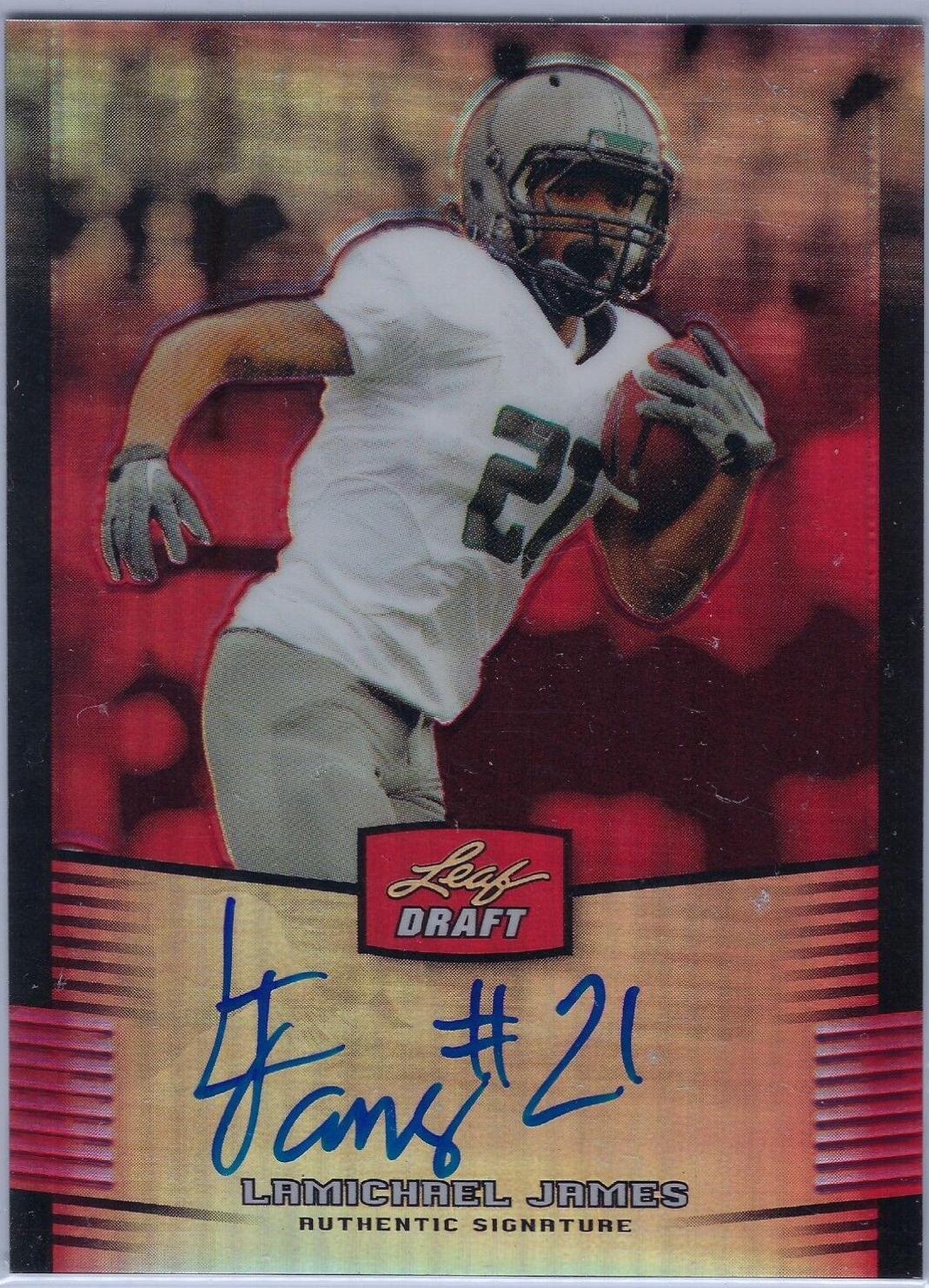 LaMichael James [Autograph Prismatic Red] #LJ1