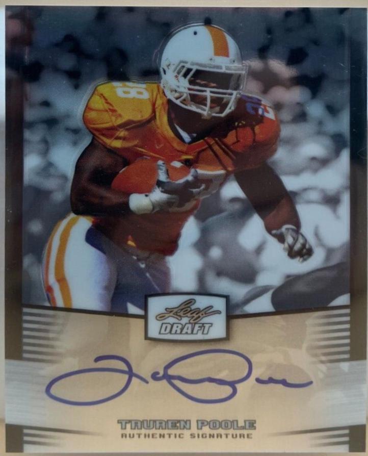 Tauren Poole [Autograph Prismatic Silver] #TP1