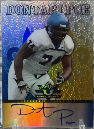 Dontari Poe [Autograph Blue] #DP3