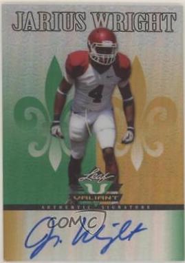 Jarius Wright [Autograph Blue] #JW1