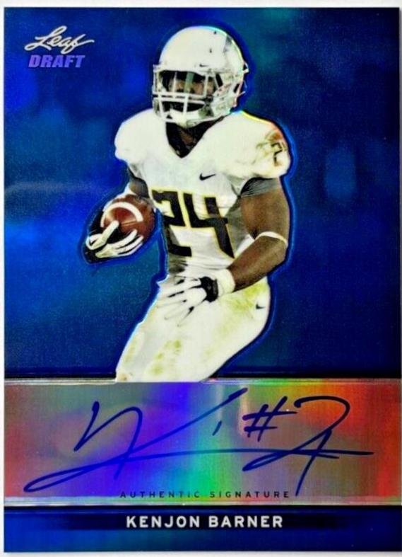 Kenjon Barner [Blue Autograph] #BA-KB1