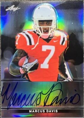 Marcus Davis [Silver Autograph] #BA-MD1