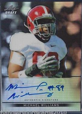 Michael Williams [Silver Autograph] #BA-MW2