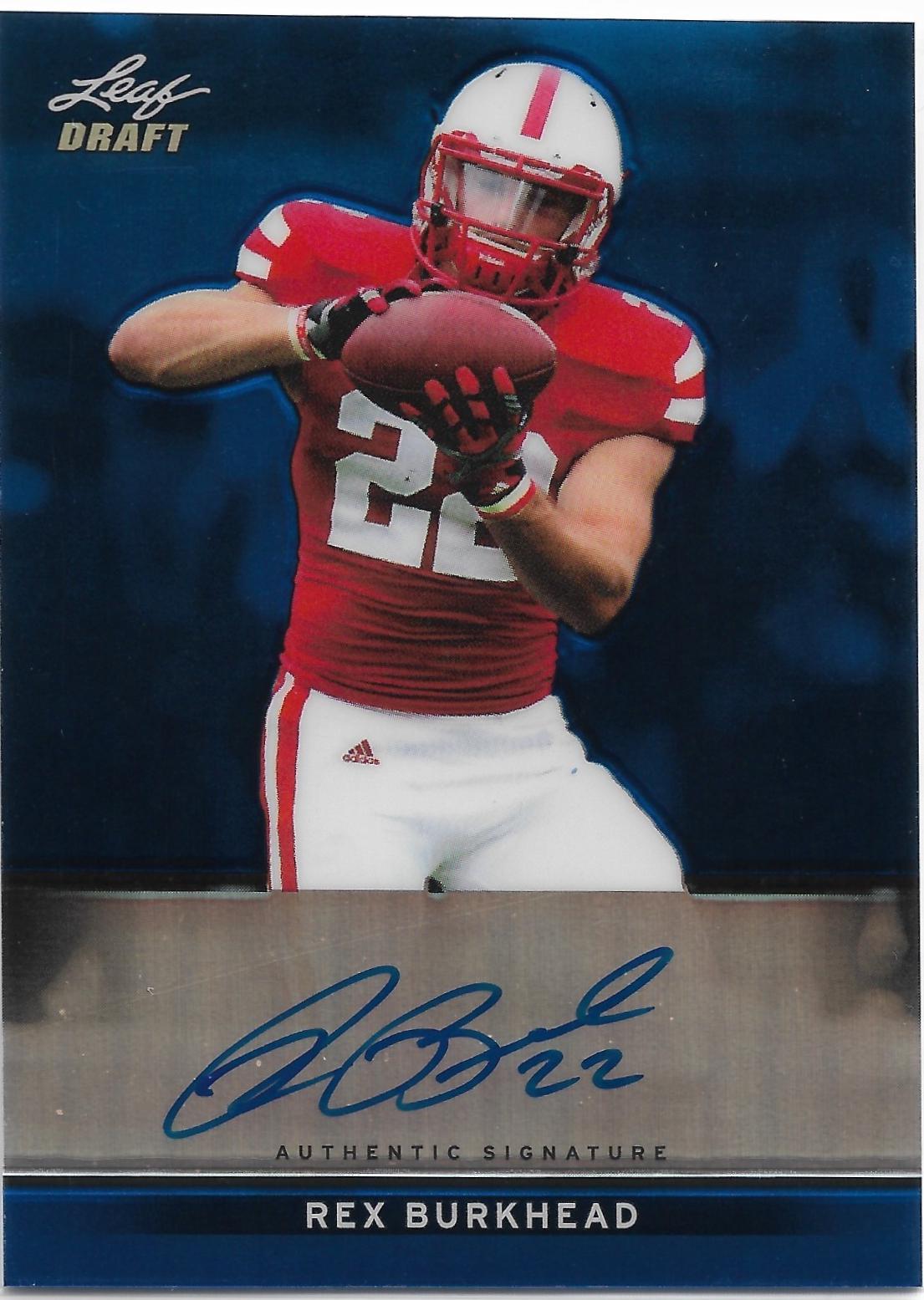 Rex Burkhead [Blue Autograph] #BA-RB1