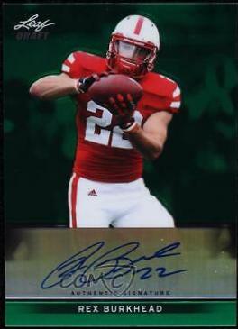 Rex Burkhead [Green Autograph] #BA-RB1