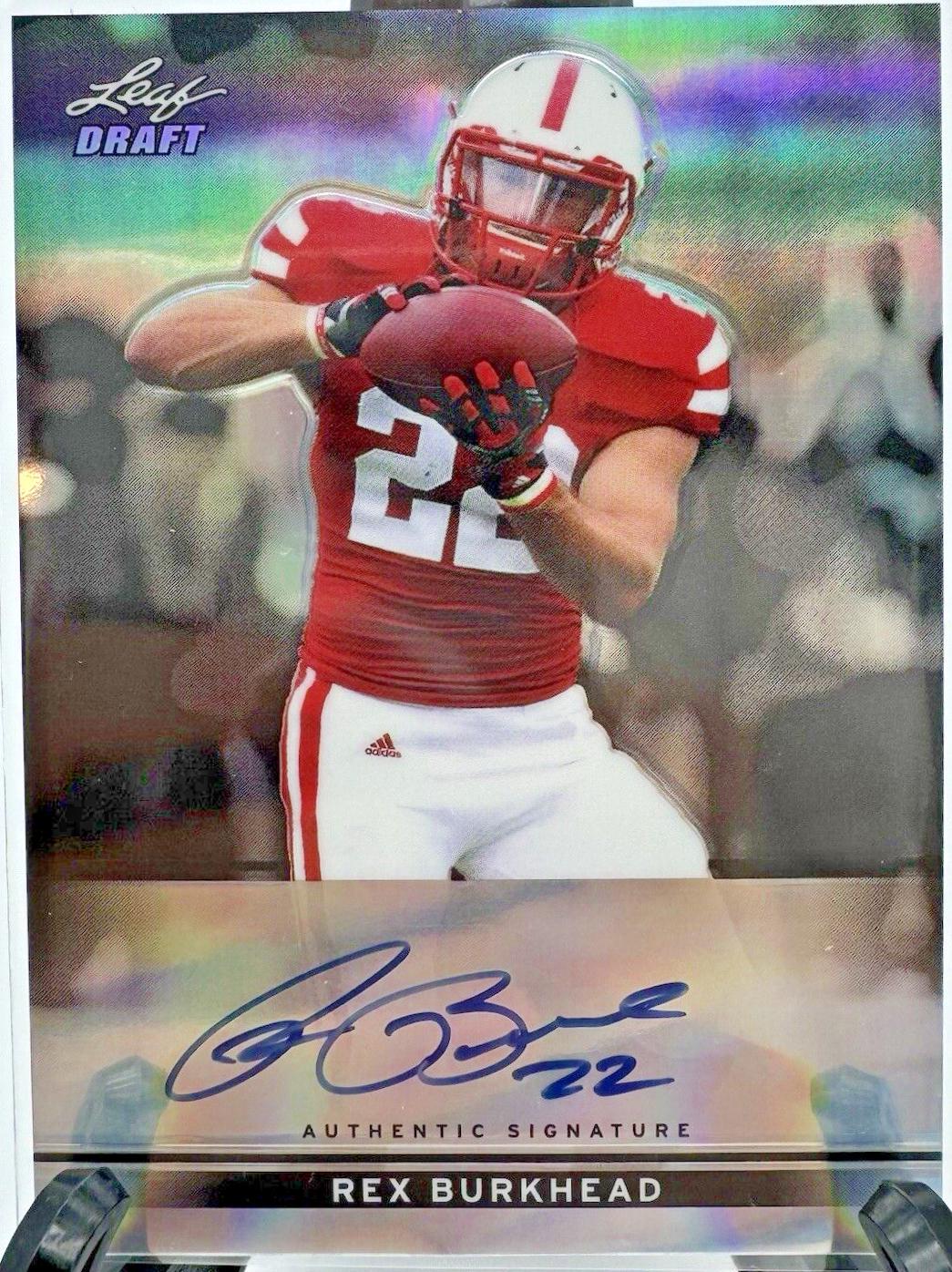 Rex Burkhead [Silver Autograph] #BA-RB1