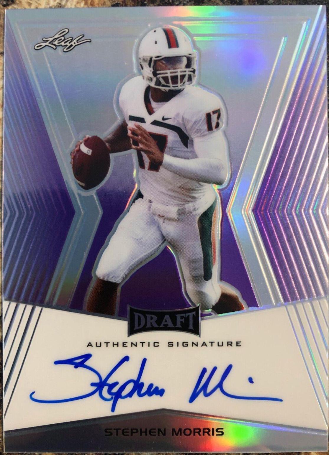 Stephen Morris [Purple] #BA-SM1