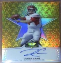 Derek Carr [Autograph Gold] #BA-DC1