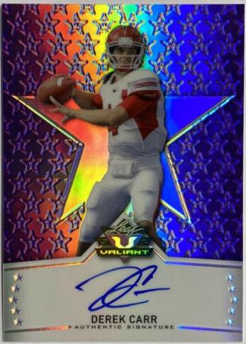 Derek Carr [Autograph Purple] #BA-DC1