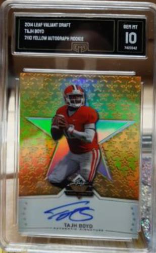 Tajh Boyd [Autograph Gold] #BA-TB1