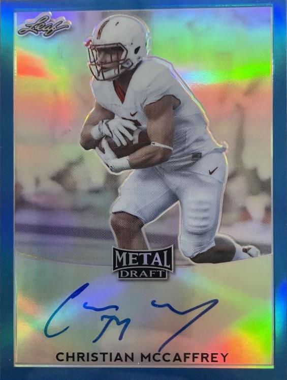 Christian McCaffrey [Blue Prismatic] #BA-CM1