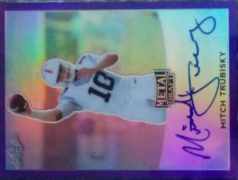 Mitch Trubisky [Purple Prismatic] #BA-MT1