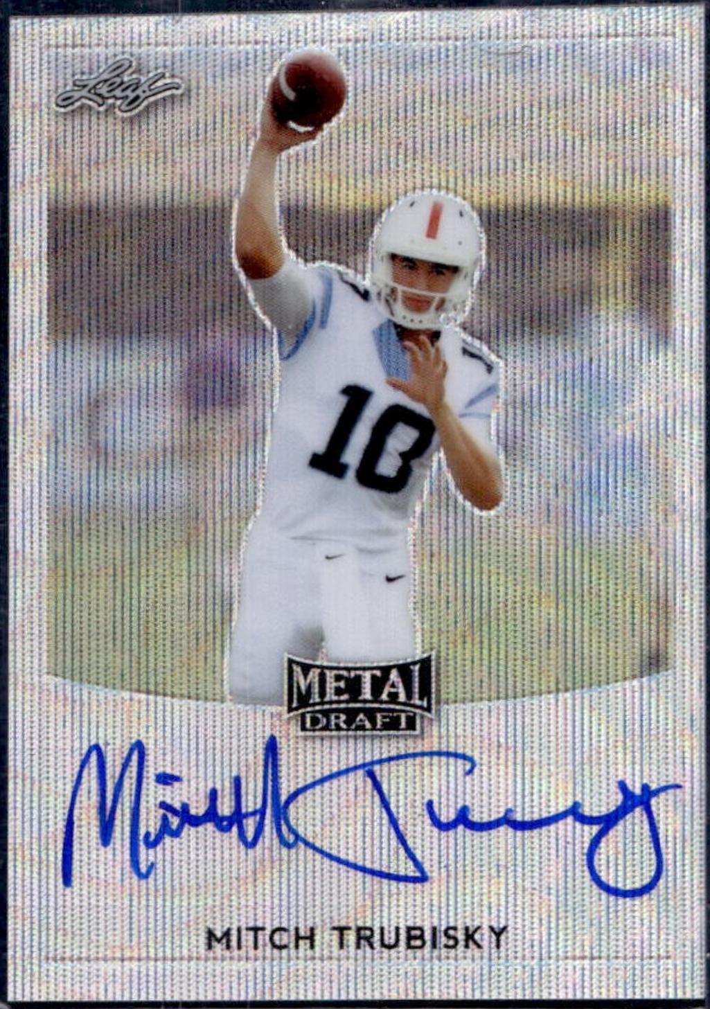 Mitch Trubisky [Silver Wave Prismatic] #BA-MT1