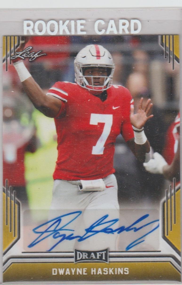 Dwayne Haskins [Gold] #BA-DH2