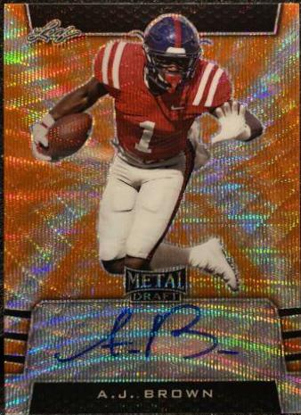 A.J. Brown [Orange Wave] #BA-AJB