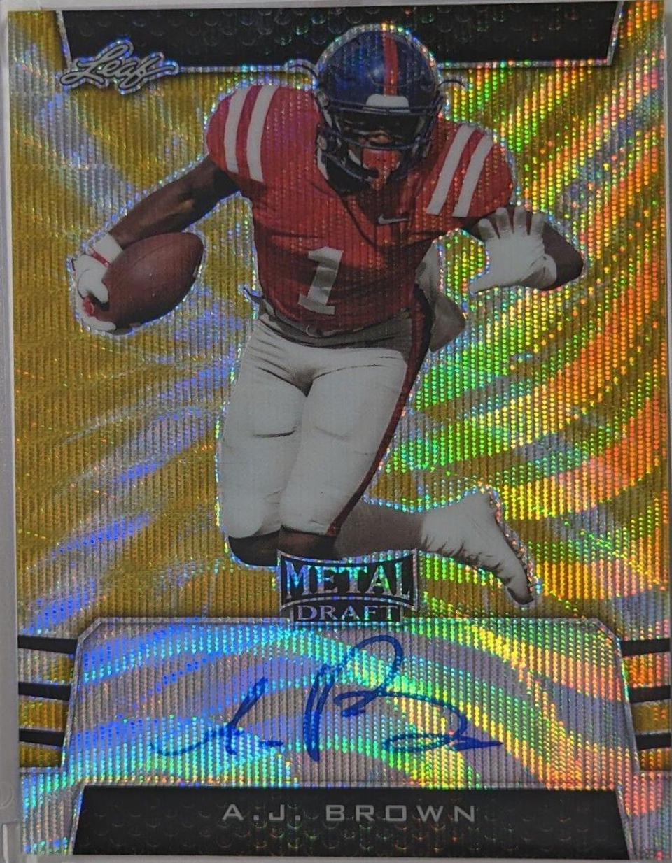 A.J. Brown [Silver Wave] #BA-AJB