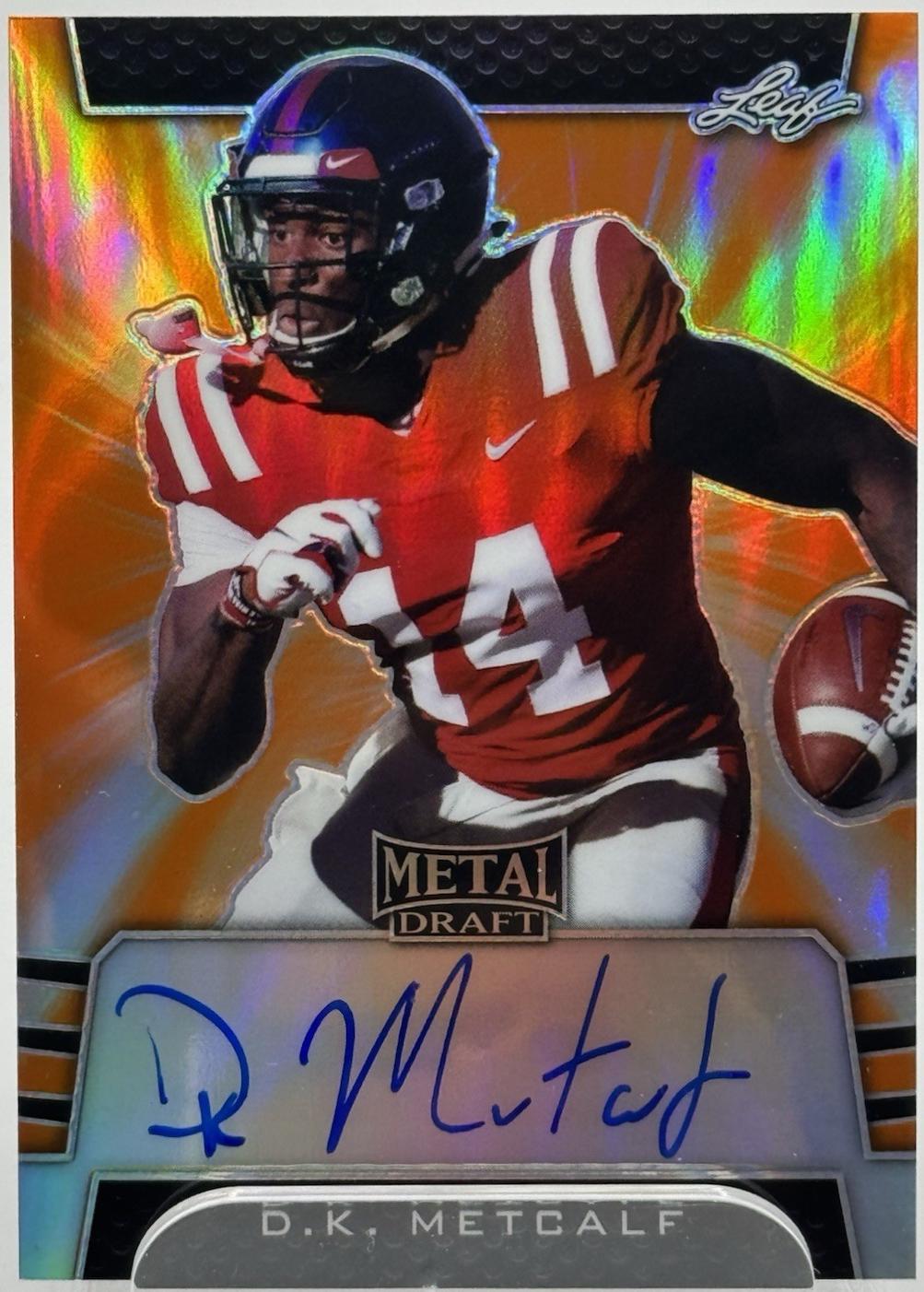 D.K. Metcalf [Orange] #BA-DKM