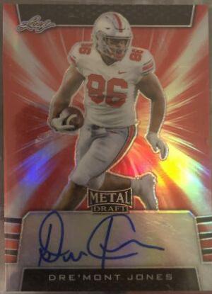 Dre'Mont Jones [Red] #BA-DMJ