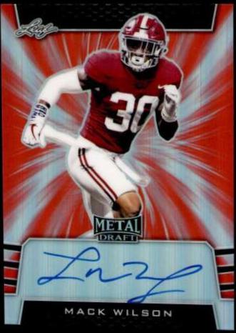 Mack Wilson [Red] #BA-MW2