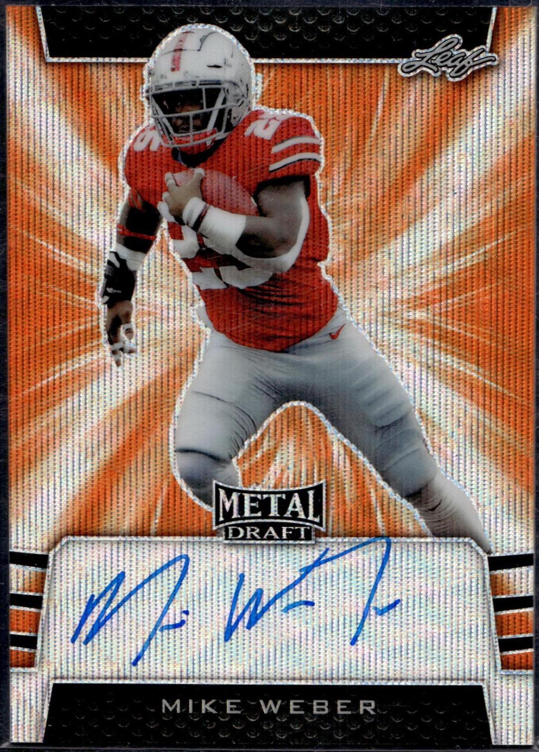 Mike Weber [Orange Wave] #BA-MW1