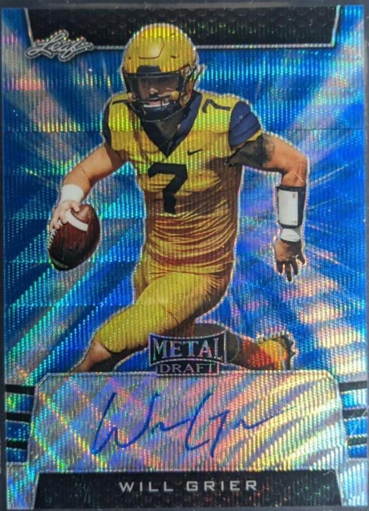 Will Grier [Blue Wave] #BA-WG1