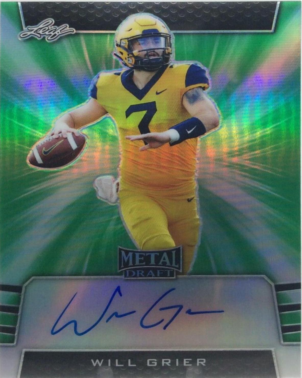 Will Grier [Green Wave] #BA-WG1