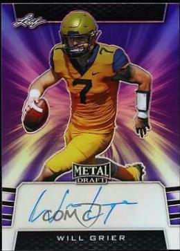Will Grier [Purple] #BA-WG1