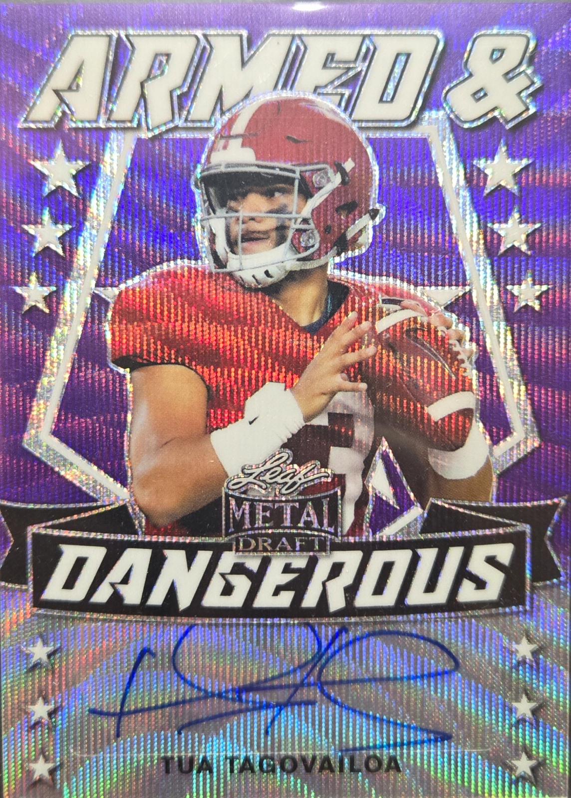 Tua Tagovailoa [Wave Purple] #AD-TT1