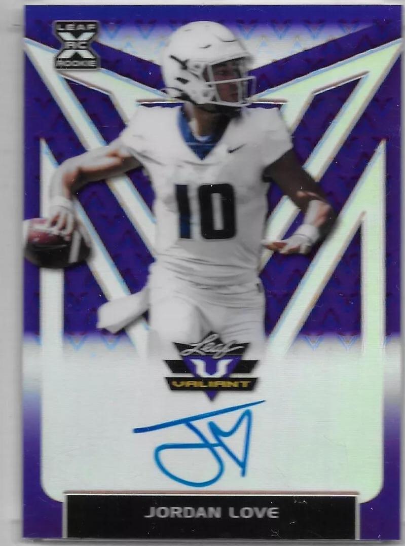 Jordan Love [Purple Prizm] #BA-JL1