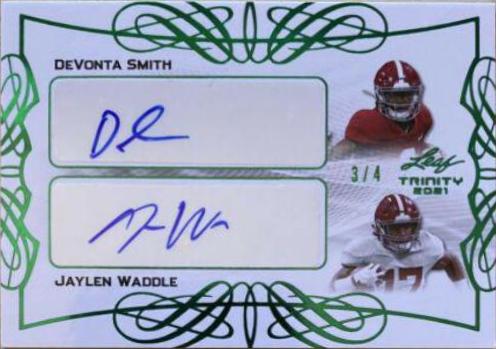 DeVonta Smith, Jaylen Waddle [Green] #DA-05