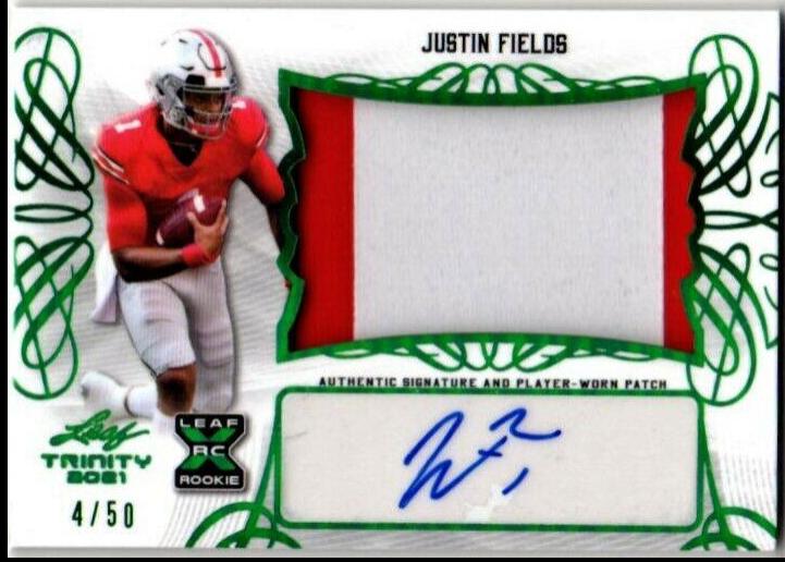 Justin Fields [Green] #PA-JF1