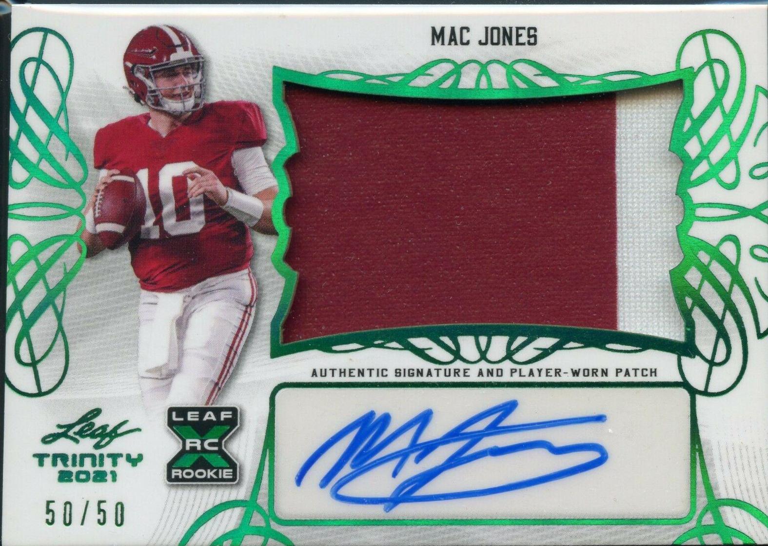 Mac Jones [Green] #PA-MJ1