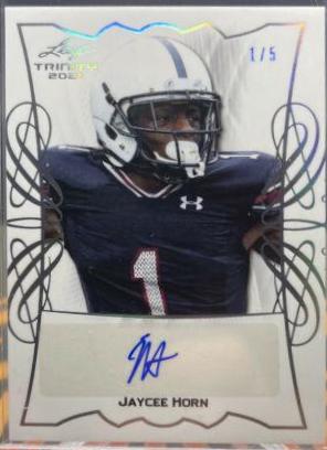 Jaycee Horn [Silver] #TPA-JH3