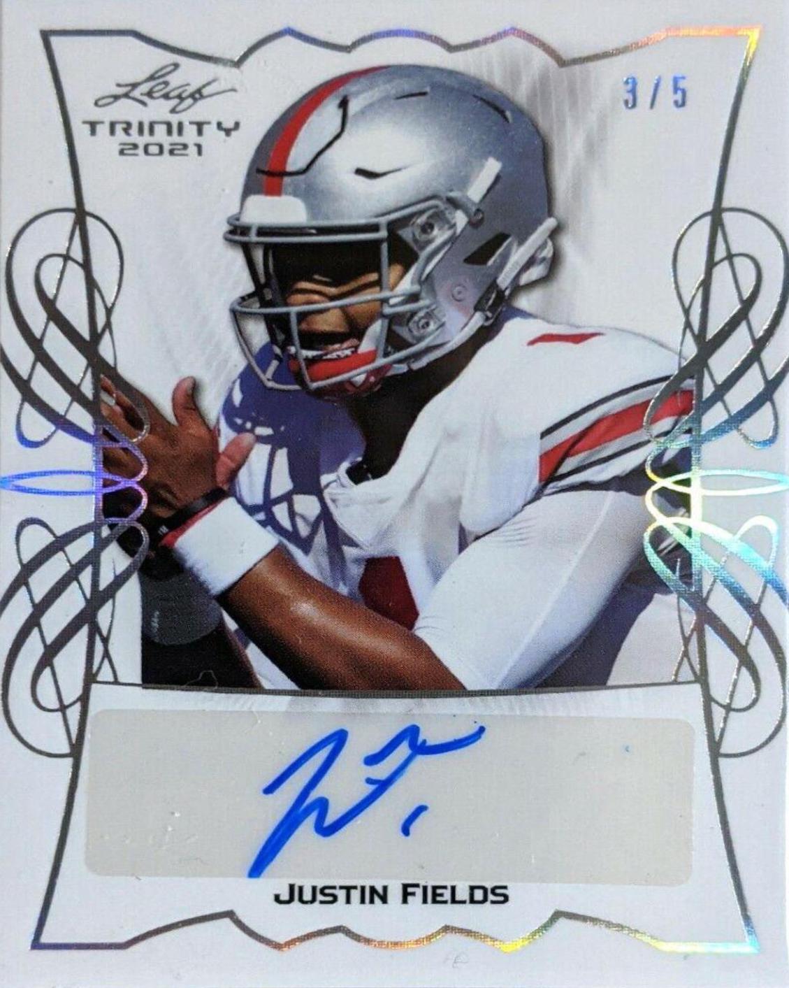 Justin Fields [Silver] #TPA-JF1