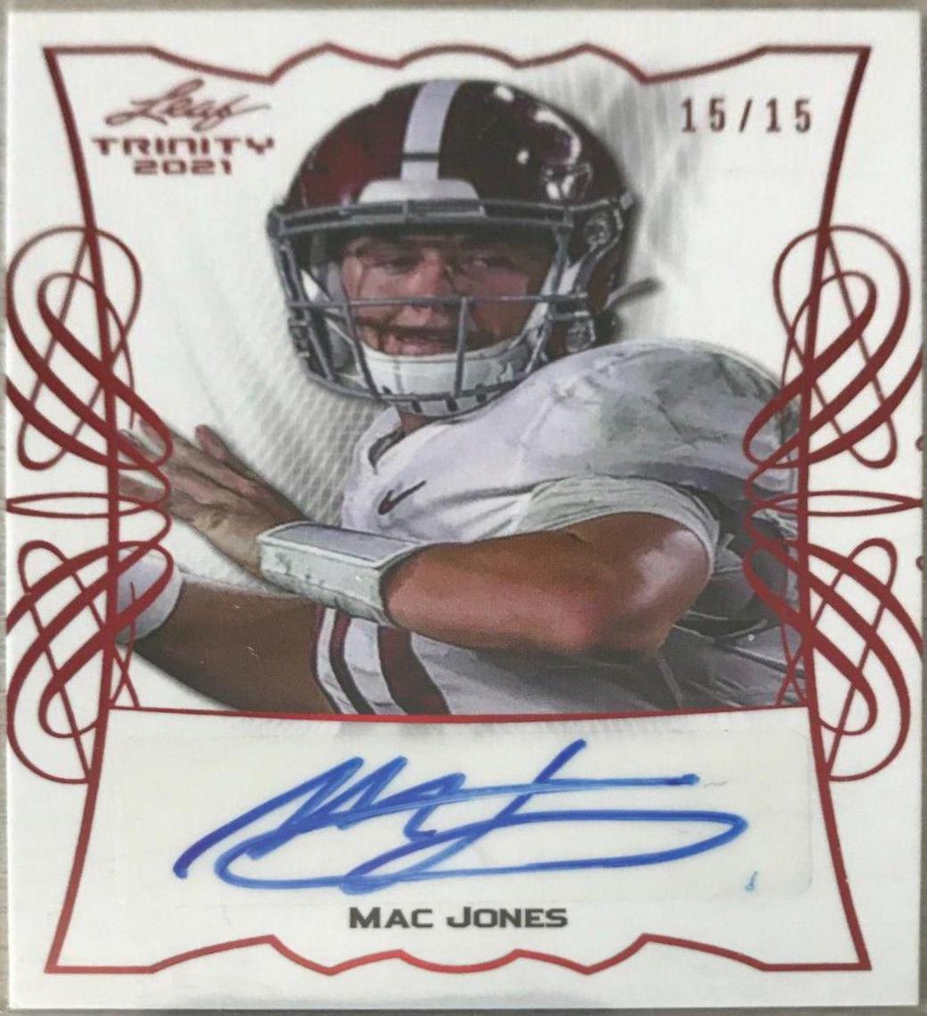 Mac Jones [Red] #TPA-MJ1