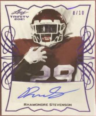 Rhamondre Stevenson [Purple] #TPA-RS1