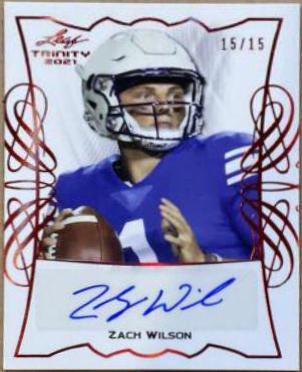 Zach Wilson [Red] #TPA-ZW1