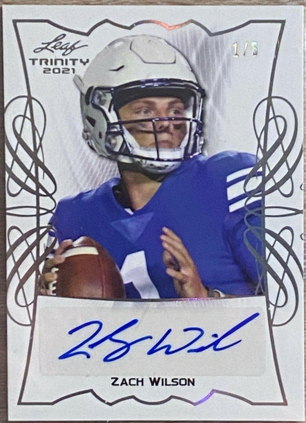 Zach Wilson [Silver] #TPA-ZW1