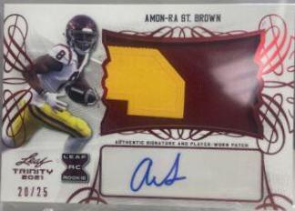 Amon Ra St. Brown [Red] #BA-ARS