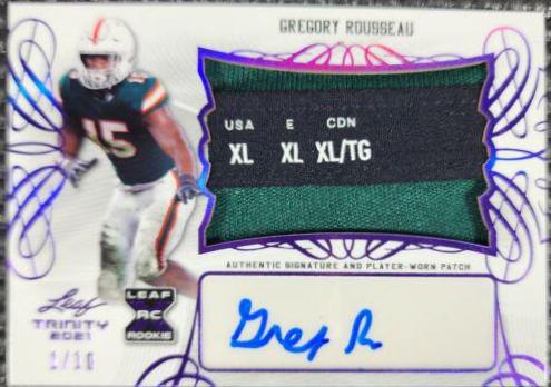 Gregory Rousseau [Purple] #BA-GR1