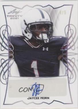 Jaycee Horn [Silver] #BA-JH3