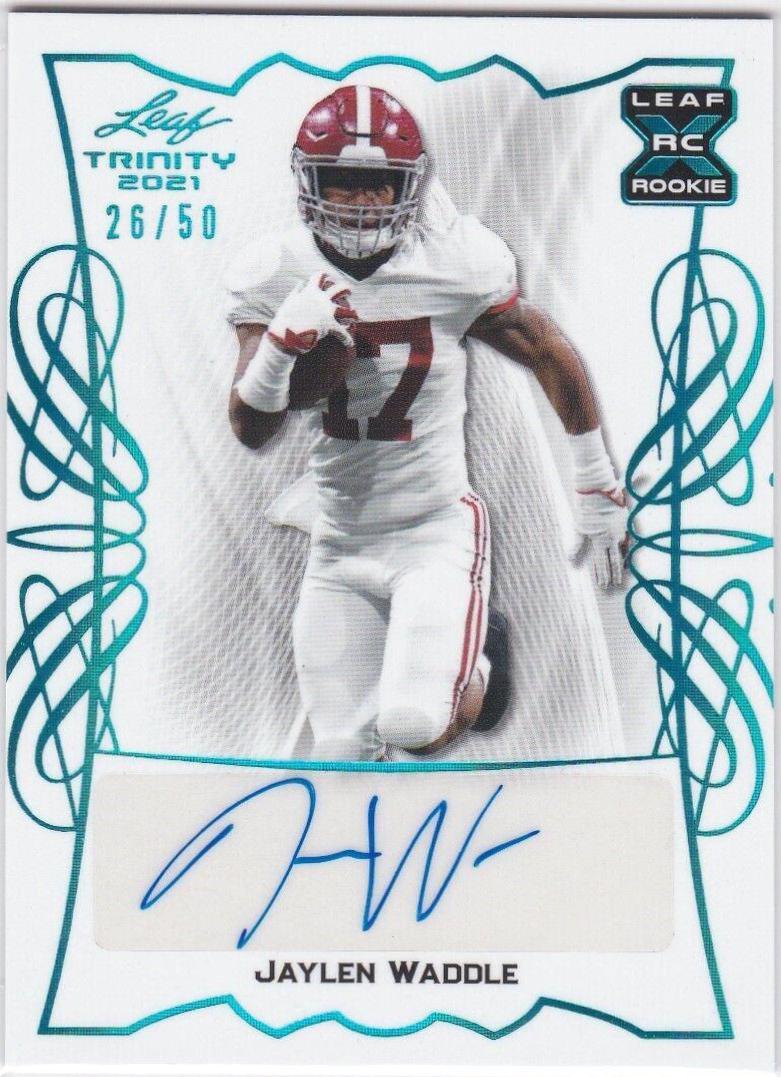 Jaylen Waddle [Platinum] #BA-JW1