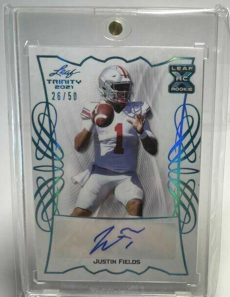 Justin Fields [Platinum] #BA-JF1