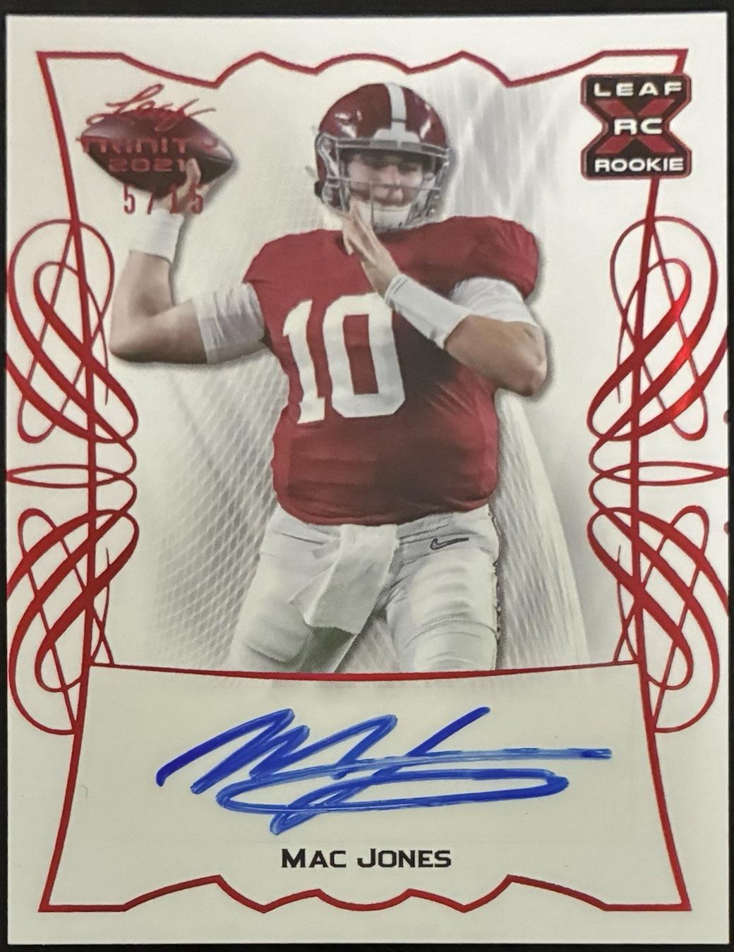Mac Jones [Red] #BA-MJ1