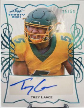 Trey Lance [Platinum] #BA-TL2