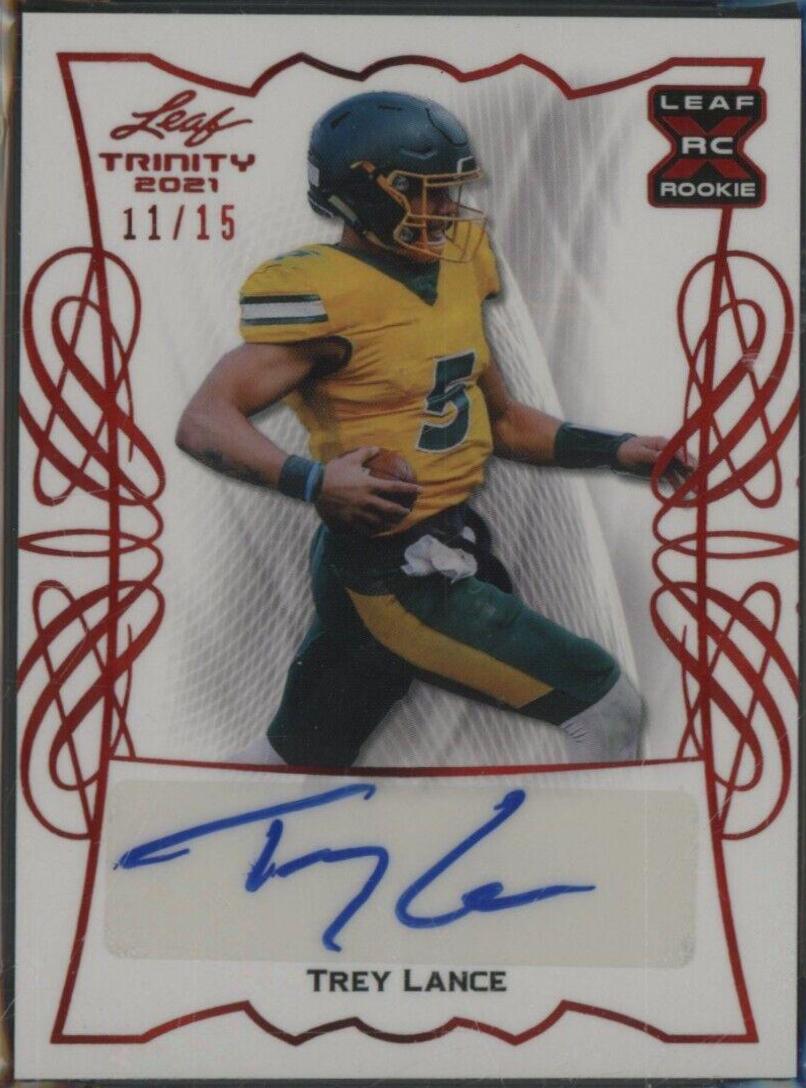 Trey Lance [Red] #BA-TL2