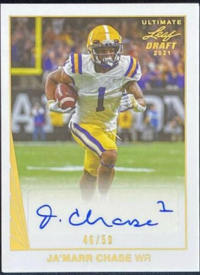 Ja'Marr Chase [Gold Auto] #BA-JMC