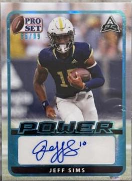 Jeff Sims [Platinum] #BA-JS1