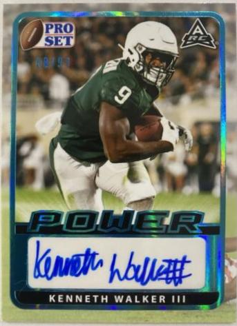 Kenneth Walker III [Platinum] #BA-KW1